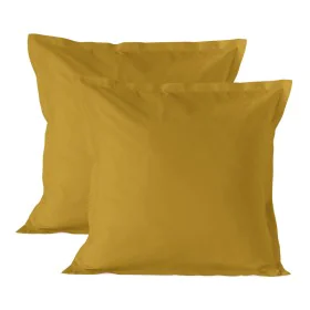 Cushion cover HappyFriday Basic Mustard 60 x 60 cm 2 Units by HappyFriday, Cushion Covers - Ref: D1612561, Price: 17,94 €, Di...