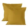 Cushion cover HappyFriday Basic Mustard 60 x 60 cm 2 Units by HappyFriday, Cushion Covers - Ref: D1612561, Price: 18,33 €, Di...