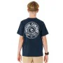 Camiseta de Manga Corta Infantil Rip Curl Stapler Azul marino de Rip Curl, Niño - Ref: S64121083, Precio: 18,85 €, Descuento: %