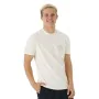 Camiseta de Manga Corta Hombre Rip Curl Stapler Blanco de Rip Curl, Hombre - Ref: S64121084, Precio: 25,83 €, Descuento: %