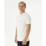 Camiseta de Manga Corta Hombre Rip Curl Stapler Blanco de Rip Curl, Hombre - Ref: S64121084, Precio: 25,83 €, Descuento: %