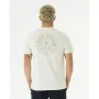 Camiseta de Manga Corta Hombre Rip Curl Stapler Blanco de Rip Curl, Hombre - Ref: S64121084, Precio: 25,83 €, Descuento: %