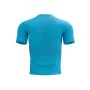 Unisex Short Sleeve T-Shirt Compressport Trail Half-Zip Fitted SS Sky blue by Compressport, Men - Ref: S64121094, Price: 61,6...