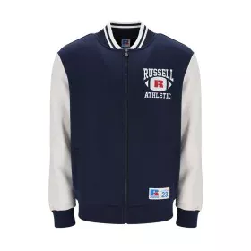 Veste de Sport pour Homme Russell Athletic Bomber Ty Blue marine de Russell Athletic, Vêtements chauds - Réf : S64121115, Pri...