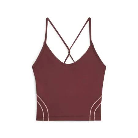 Tank Top Women Puma Studio Ultrabare Cro Brown by Puma, Clothing - Ref: S64121119, Price: 32,29 €, Discount: %