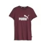 Child's Short Sleeve T-Shirt Puma Ess Logo Maroon by Puma, Boys - Ref: S64121124, Price: 18,09 €, Discount: %