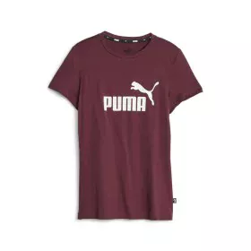 Camisola de Manga Curta Infantil Puma Ess Logo Grená de Puma, Menino - Ref: S64121124, Preço: 18,09 €, Desconto: %