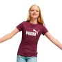 Child's Short Sleeve T-Shirt Puma Ess Logo Maroon by Puma, Boys - Ref: S64121124, Price: 18,09 €, Discount: %