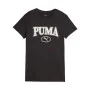 Camisola de Manga Curta Mulher Puma Squad Graphicc Preto de Puma, Mulher - Ref: S64121125, Preço: 23,24 €, Desconto: %