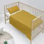 Bedding set HappyFriday BASIC KIDS Mustard Baby Crib 2 Pieces by HappyFriday, Bed linen for cots - Ref: D1612573, Price: 12,2...