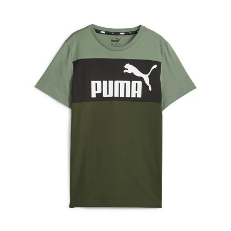 Camiseta de Manga Corta Infantil Puma Ess Block Verde de Puma, Niño - Ref: S64121128, Precio: 19,60 €, Descuento: %