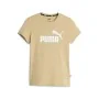 T-shirt à manches courtes femme Puma Ess Logo Beige de Puma, Femme - Réf : S64121130, Prix : 22,24 €, Remise : %