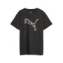 T shirt à manches courtes Enfant Puma Active Sports Graphic Noir de Puma, Garçon - Réf : S64121139, Prix : 20,85 €, Remise : %