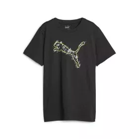 Child's Short Sleeve T-Shirt Puma Active Sports Graphic Black by Puma, Boys - Ref: S64121139, Price: 20,85 €, Discount: %