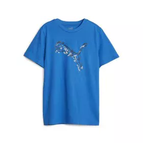 Camiseta de Manga Corta Infantil Puma Active Sports Graphic Azul de Puma, Niño - Ref: S64121140, Precio: 20,85 €, Descuento: %