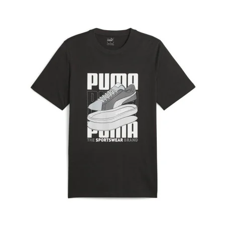 Camisola de Manga Curta Homem Puma Graphiccs Sneaker Preto de Puma, Homem - Ref: S64121141, Preço: 23,81 €, Desconto: %