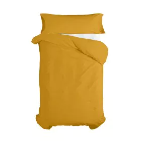 Duvet cover set HappyFriday Basic Kids Mustard Single 2 Pieces by HappyFriday, Quilts and quilt covers - Ref: D1612575, Price...