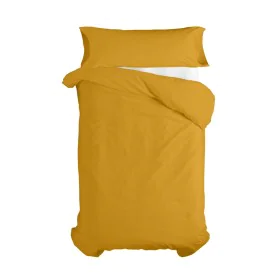 Duvet cover set HappyFriday Basic Kids Mustard Single 2 Pieces by HappyFriday, Quilts and quilt covers - Ref: D1612577, Price...