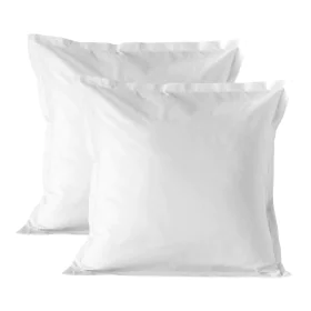 Pillowcase HappyFriday BASIC White 60 x 60 cm (2 Units) by HappyFriday, Sheets and pillowcases - Ref: D1612584, Price: 19,15 ...