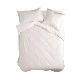 Housse de Couette HappyFriday Basic Blanc 180 x 220 cm de HappyFriday, Couettes et housses de couette - Réf : D1612594, Prix ...