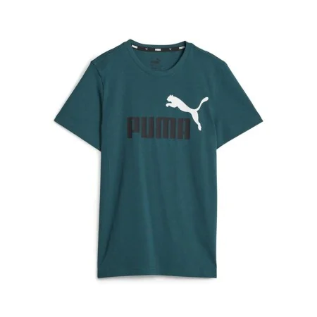 Child's Short Sleeve T-Shirt Puma Ess+ 2 Col Logo Dark green by Puma, Boys - Ref: S64121252, Price: 18,09 €, Discount: %