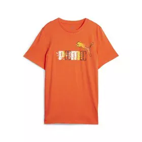 Camiseta de Manga Corta Infantil Puma Ess+ Futureverse Naranja de Puma, Niño - Ref: S64121257, Precio: 20,85 €, Descuento: %