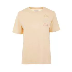 T-shirt à manches courtes femme Kappa Kemilia Beige de Kappa, Femme - Réf : S64121287, Prix : 18,40 €, Remise : %