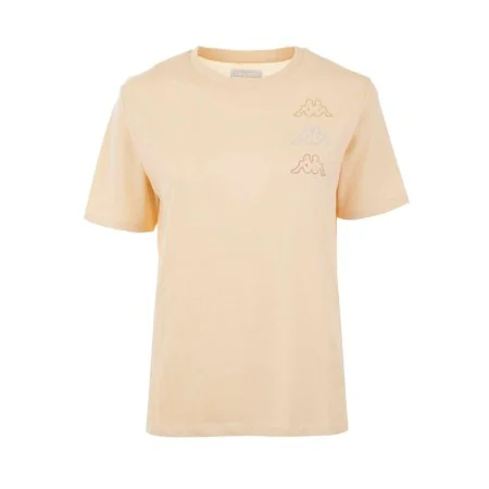 T-shirt à manches courtes femme Kappa Kemilia Beige de Kappa, Femme - Réf : S64121287, Prix : 18,40 €, Remise : %