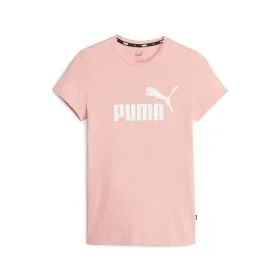 Damen Kurzarm-T-Shirt Puma Ess Logo Hellrosa von Puma, Damen - Ref: S64121289, Preis: 23,99 €, Rabatt: %