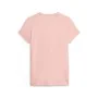 Camisola de Manga Curta Mulher Puma Ess Logo Rosa Claro de Puma, Mulher - Ref: S64121289, Preço: 23,99 €, Desconto: %