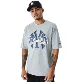 Camisola de Manga Curta Homem New Era MLB Arch Graphic New York Yankees Cinzento claro de New Era, Homem - Ref: S64121323, Pr...