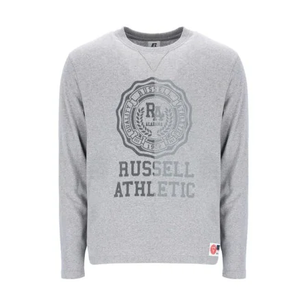 Men’s Long Sleeve T-Shirt Russell Athletic Collegiate Light grey by Russell Athletic, Men - Ref: S64121327, Price: 25,75 €, D...