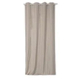 Cortina HappyFriday Basic Bege 140 x 280 cm de HappyFriday, Cortinas - Ref: D1612616, Preço: 45,50 €, Desconto: %