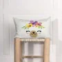 Housse de coussin HappyFriday Moshi Moshi Cute Llamas Multicouleur 50 x 30 cm de HappyFriday, Housses de coussin - Réf : D161...