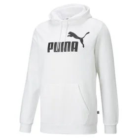 Herren Sweater mit Kapuze Puma Ess Big Logo Weiß von Puma, Herren - Ref: S64121592, Preis: 44,17 €, Rabatt: %