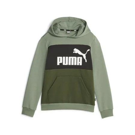 Children’s Sweatshirt Puma Ess Block Fl Green by Puma, Boys - Ref: S64121598, Price: 39,82 €, Discount: %