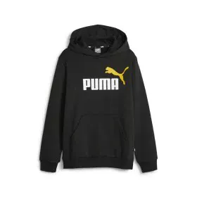 Children’s Sweatshirt Puma Ess+ 2 Col Big Logo Black by Puma, Boys - Ref: S64121617, Price: 42,11 €, Discount: %