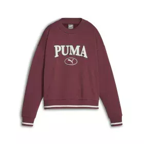 Women’s Sweatshirt without Hood Puma Squad Crew Fl Dark Red by Puma, Women - Ref: S64121619, Price: 47,64 €, Discount: %