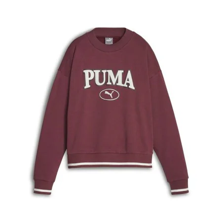 Women’s Sweatshirt without Hood Puma Squad Crew Fl Dark Red by Puma, Women - Ref: S64121619, Price: 47,64 €, Discount: %