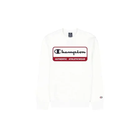 Men’s Sweatshirt without Hood Champion Legacy White by Champion, Men - Ref: S64121638, Price: 38,66 €, Discount: %