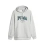 Sweat à capuche homme Puma Squad Fl Gris clair de Puma, Homme - Réf : S64121646, Prix : 47,72 €, Remise : %