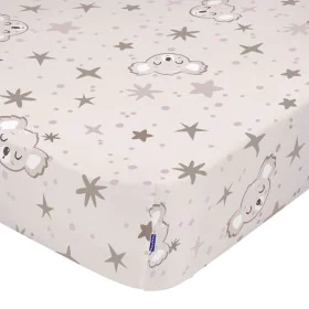 Lenzuolo con angoli HappyFriday MOSHI MOSHI Multicolore 105 x 200 x 32 cm di HappyFriday, Lenzuola e federe per cuscino - Rif...