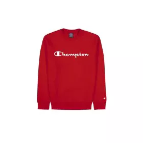 Men’s Sweatshirt without Hood Champion Crewneck Red by Champion, Men - Ref: S64121649, Price: 45,36 €, Discount: %