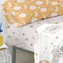 Fitted sheet HappyFriday MOSHI MOSHI Multicolour 105 x 200 x 32 cm by HappyFriday, Sheets and pillowcases - Ref: D1612693, Pr...