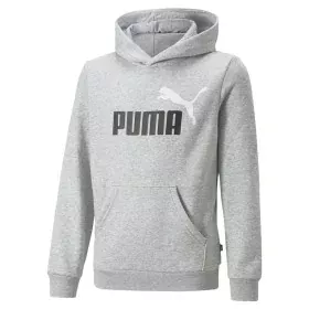 Sudadera Infantil Puma Ess+ 2 Col Big Logo Gris claro de Puma, Niño - Ref: S64121662, Precio: 38,97 €, Descuento: %