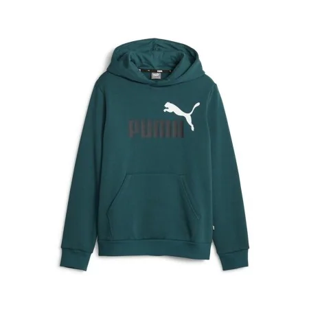 Sweat-shirt Enfant Puma Ess+ 2 Col Big Logo Bleu de Puma, Garçon - Réf : S64121664, Prix : 42,11 €, Remise : %