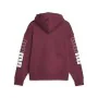 Sudadera con Capucha Mujer Puma Power Colorblock Rojo Oscuro de Puma, Mujer - Ref: S64121674, Precio: 53,32 €, Descuento: %