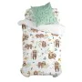 Set di copripiumino HappyFriday Moshi Moshi Happy Sloth Multicolore Singolo 2 Pezzi di HappyFriday, Piumini e copripiumini - ...