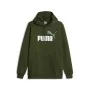 Felpa con Cappuccio Uomo Puma Ess+ 2 Col Big Logo Verde scuro di Puma, Uomo - Rif: S64121689, Prezzo: 44,62 €, Sconto: %