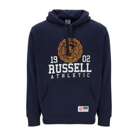 Felpa con Cappuccio Uomo Russell Athletic Ath 1902 Blu Marino di Russell Athletic, Uomo - Rif: S64121700, Prezzo: 58,02 €, Sc...